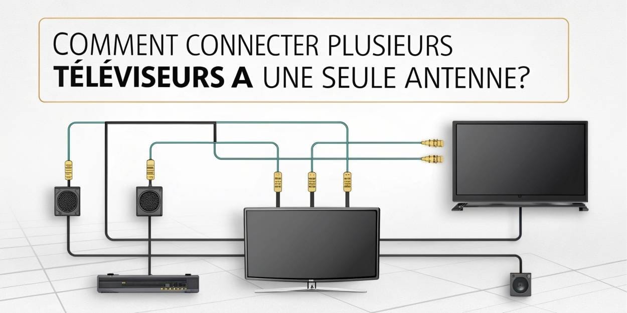 Comment connecter plusieurs téléviseurs à une seule antenne de manière simple et efficace
