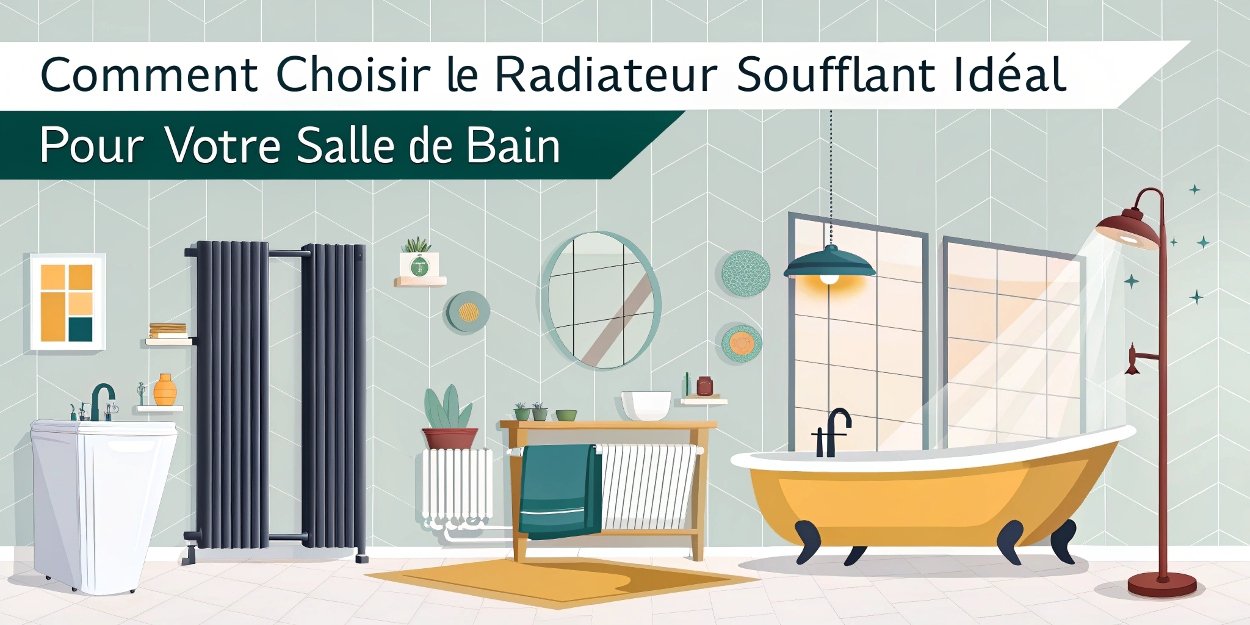 Comment choisir le radiateur soufflant idéal pour votre salle de bain