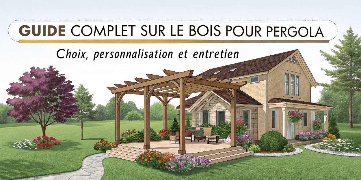 Guide complet sur le bois pour pergola : choix, personnalisation et entretien