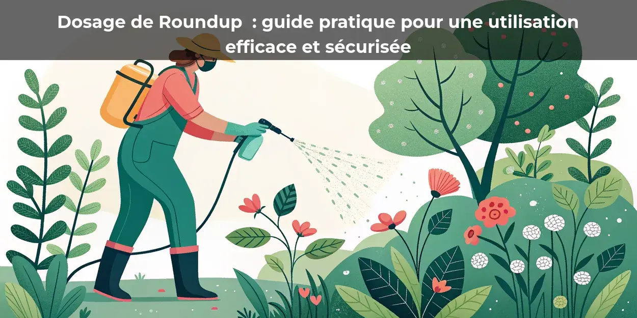 Dosage de Roundup&nbsp;: guide pratique pour une utilisation efficace et sécurisée
