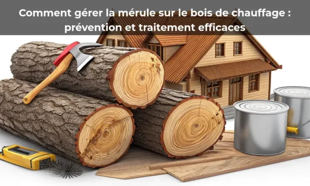 Comment gérer la mérule sur le bois de chauffage&nbsp;: prévention et traitement efficaces