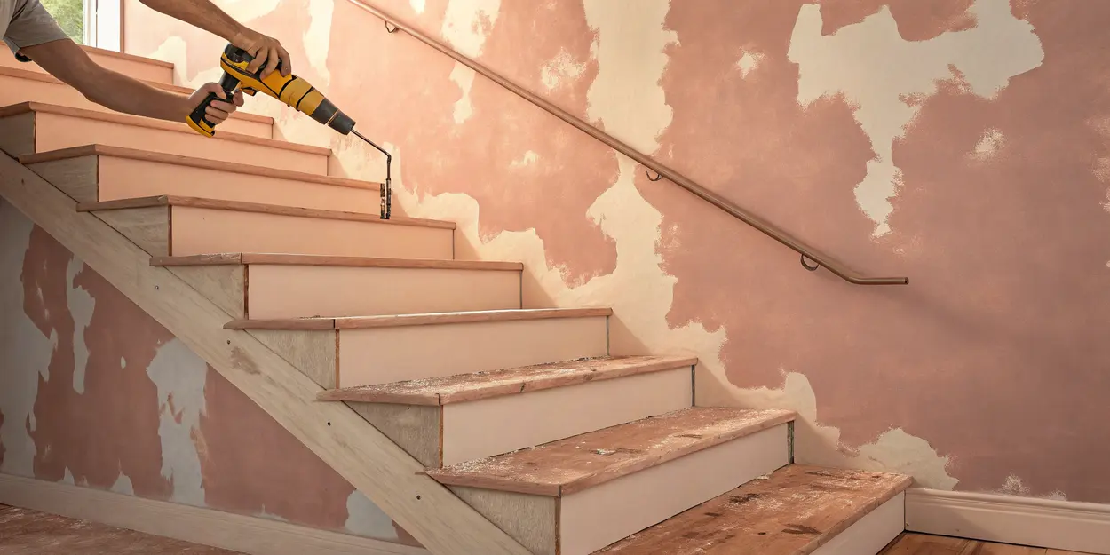 Escalier en bois qui grince&nbsp;: identifier les causes et solutions efficaces