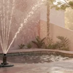 Fontaine piscine sur buse de refoulement&nbsp;: choisir et installer sans pénaliser la filtration