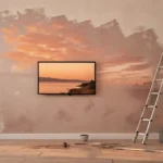 Hauteur TV murale&nbsp;: la règle simple pour un confort de vision optimal