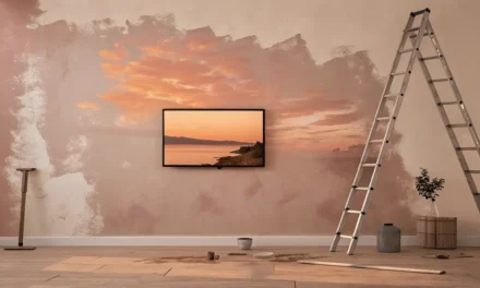 Hauteur TV murale : la règle simple pour un confort de vision optimal